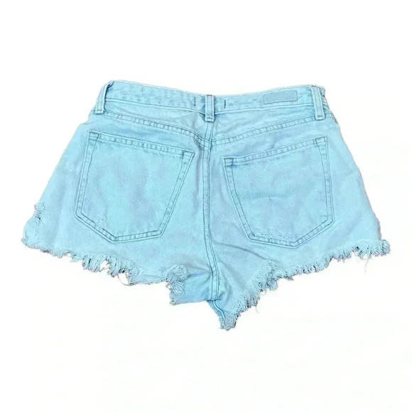 Abercrombie&Fitch Annie high rise cut off distressed jean shorts size 4 - Picture 2 of 3